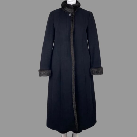 London Fog Jackets & Blazers - London Fog wool/cashmere Lydia long coat